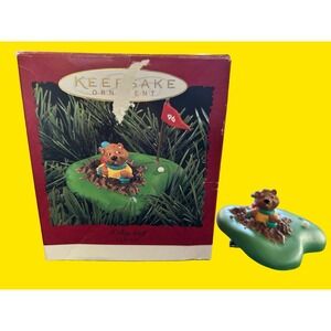1996 Hallmark Keepsake I Dig Golf Christmas Ornament